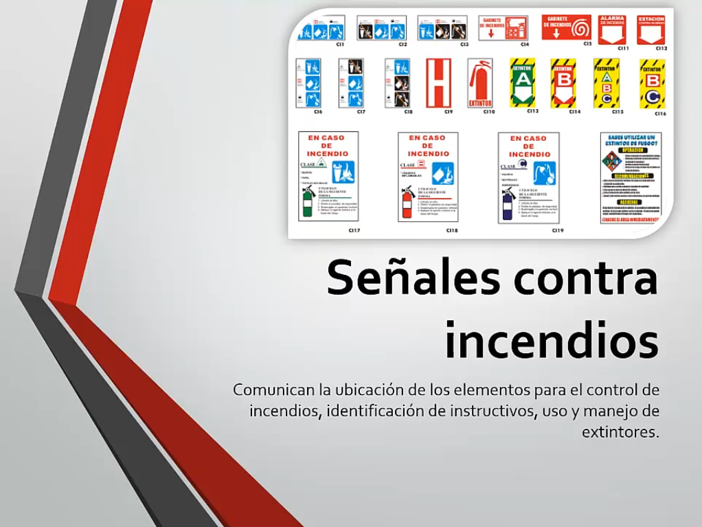 Senales Incendios Señalización de Seguridad Industrial | Líder del Emprendimiento